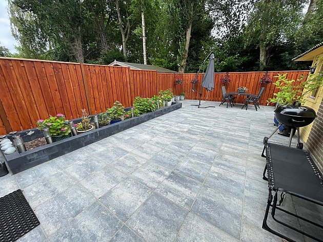 Budget Terrastegel 60x60x4 cm Grezzo