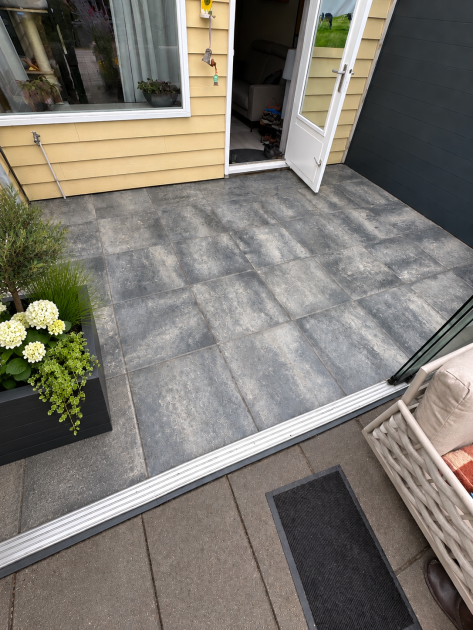 Budget Terrastegel 60x60x4 cm Grezzo