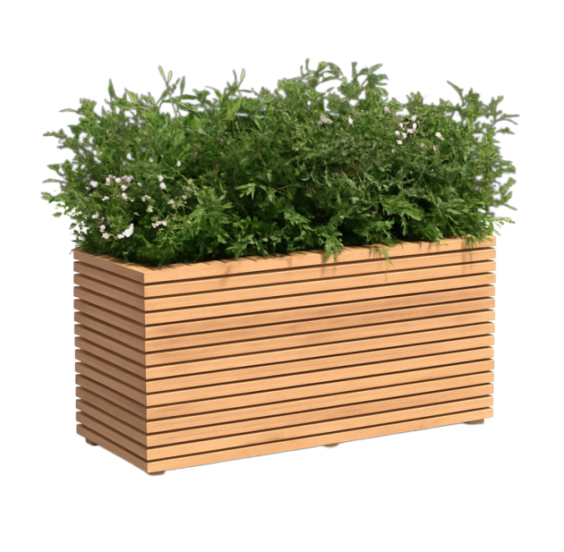 Hardhouten Plantenbak 50x100x50 cm