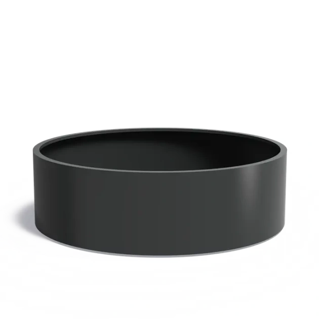Plantenbak Circum met bodem aluminium Ø200x60 cm