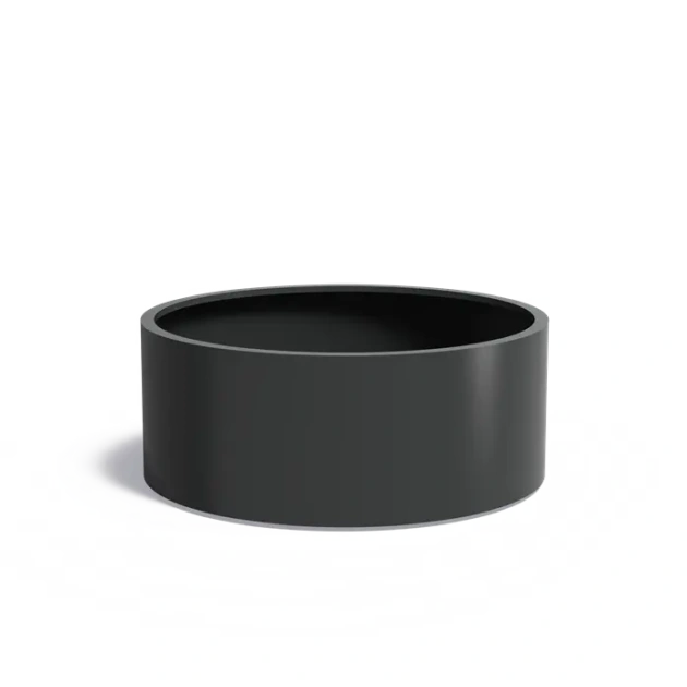 Plantenbak Circum met bodem aluminium Ø150x60 cm