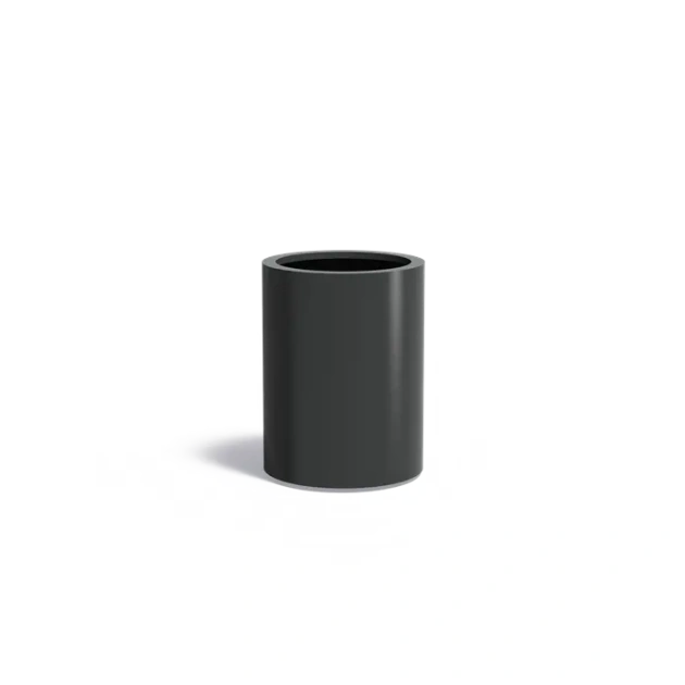 Plantenbak Circum met bodem aluminium Ø60x80 cm