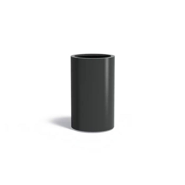 Plantenbak Circum met bodem aluminium Ø60x100 cm