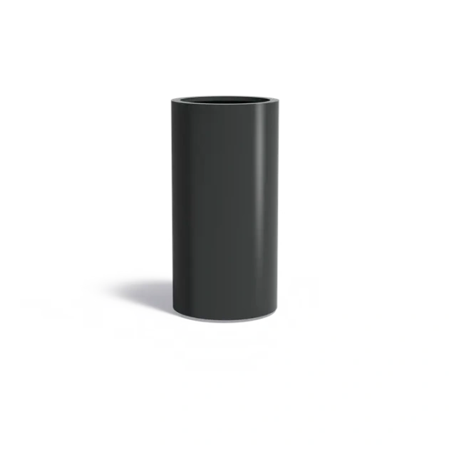 Plantenbak Circum met bodem aluminium Ø60x120 cm