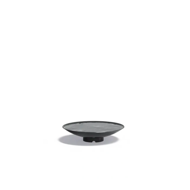 Waterschaal antraciet gecoat staal 3 mm 60x14 cm