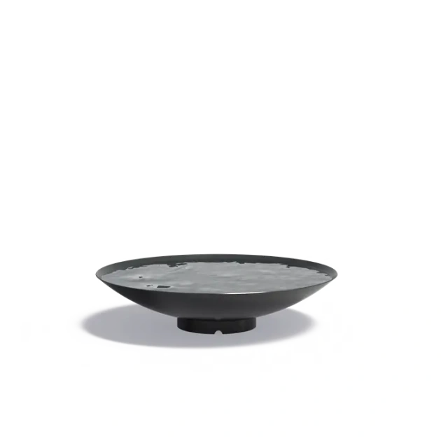 Waterschaal antraciet gecoat staal 3 mm 100x21 cm