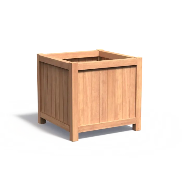 Plantenbak Valencia hardhout 100x100x95 cm