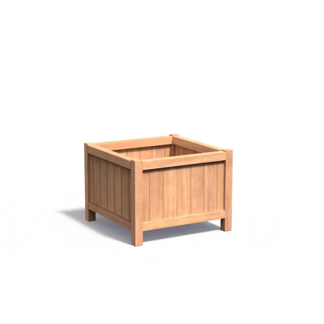 Plantenbak Valencia hardhout 80x80x60 cm