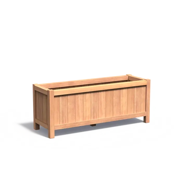 Plantenbak Valencia hardhout 150x50x60 cm