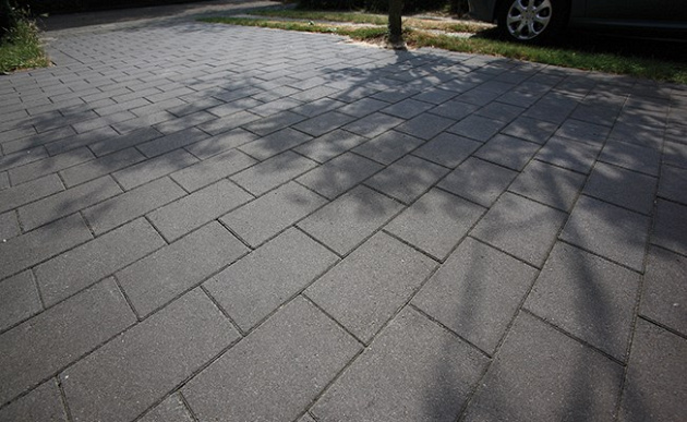 Straksteen 20x30x6 cm Antraciet