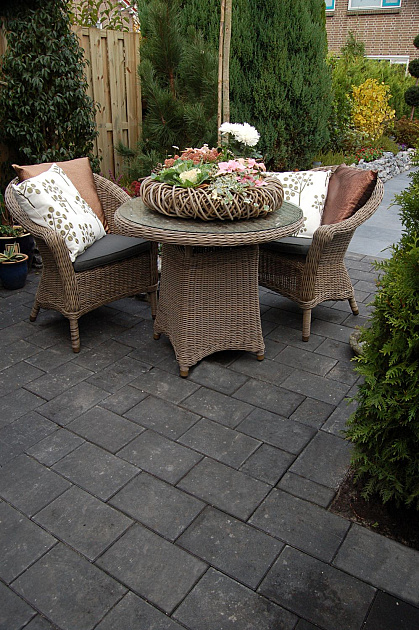 Straksteen 20x30x6 cm Antraciet