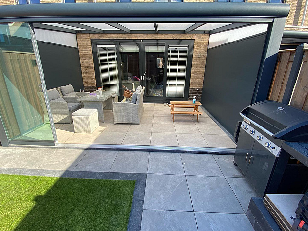 Actietegel Keramiek op Beton 60x60x4 cm Slate Design Greige