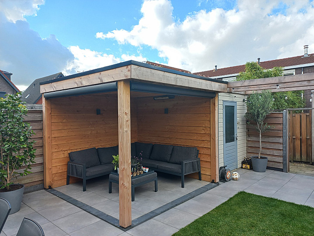 JWOODS Douglas Geschaafde Paal 14x14x300 cm, naturel