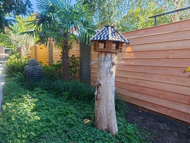 Actie JWOODS Douglas Fijnbezaagde Zweeds Rabat Plank 1,2-2,7x19,5x300 cm, Naturel
