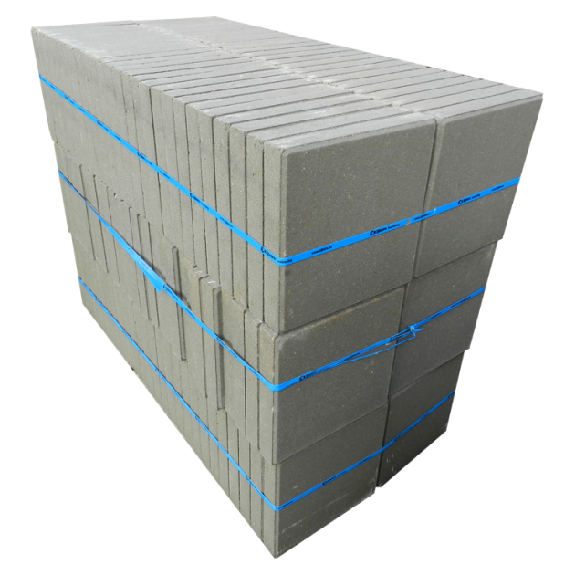 Betontegels 30x30x4,5 cm Grijs met facet