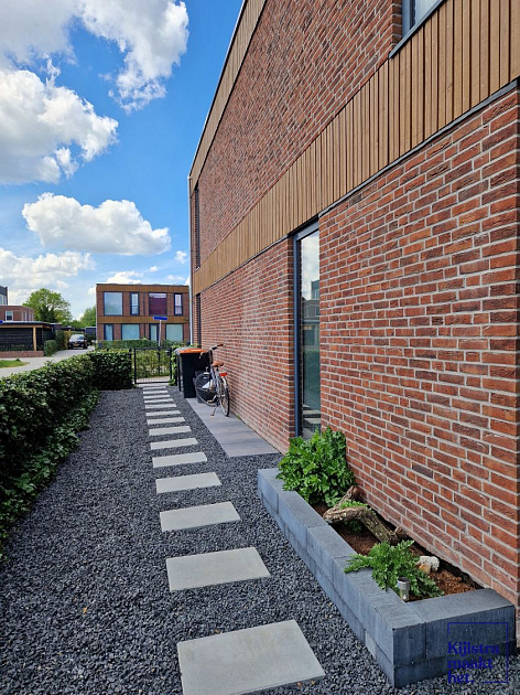 Betontegels 40x60x5 cm Grijs met facet