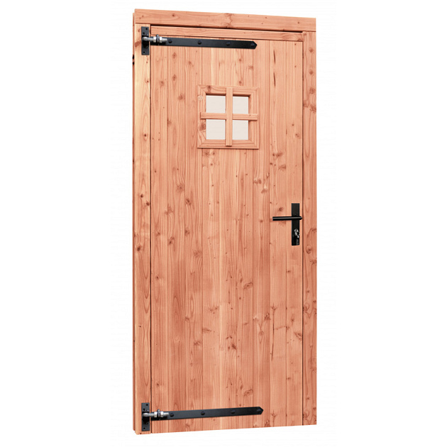 Redvision enkele 1-ruits deur incl. kozijn, linksdraaiend, 90 x 201 cm.