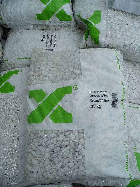 Carrara rond 12-16 mm 25  kg