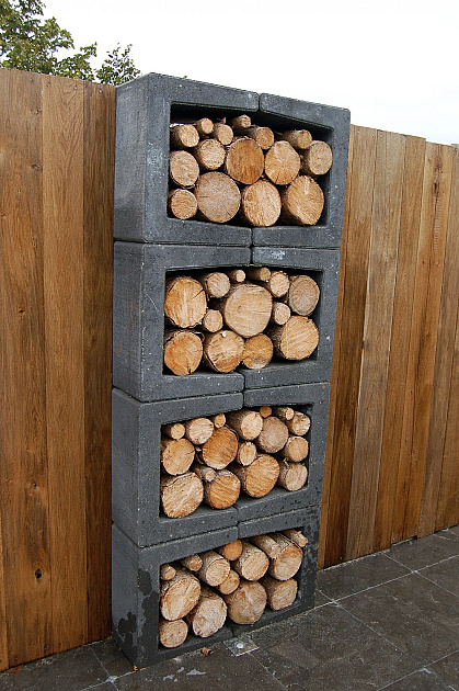 U-element 50x40x40 cm Antraciet