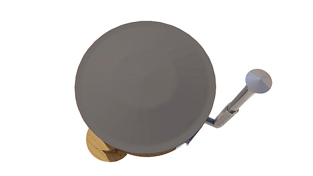 Hottub Deluxe XL met interne kachel thermisch gemodificeerd, geschaafd vuren