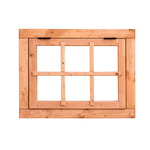 Red Class Wood uitzetraam, 6-ruits Uitzetraam B900 x H700 mm buitenmaat sponningmaat kozijn (B850xH6