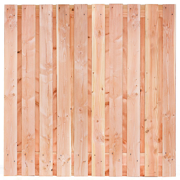 Tuinscherm Solden fijnbezaagd onbehandeld Douglashout 21-planks 180x180 cm