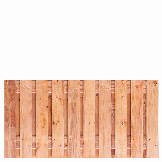 Tuinscherm Casablanca geschaafd geïmpregneerd Red Class hout 21-planks 180x90 cm