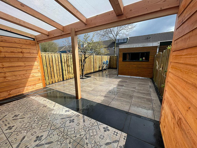 Actietegel Keramiek op Beton 60x60x4 cm Style Decor Sabbia