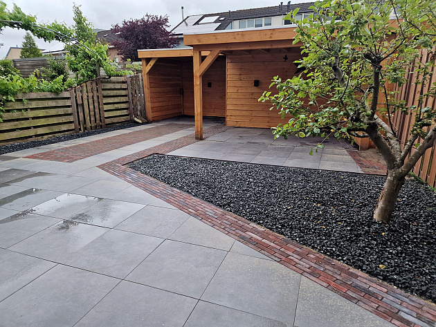 Actietegel Keramiek op Beton 60x60x4 cm Style Antracite