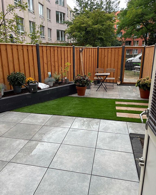 Actietegel Keramiek op Beton 60x60x4 cm Style Grigio