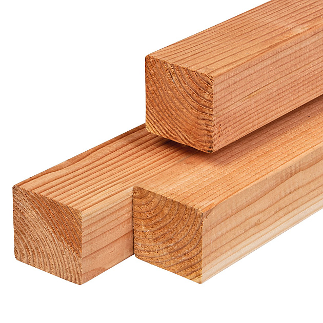 JWOODS Douglas Geschaafde Paal 11x11x300 cm, naturel