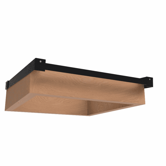 Douglas Lessenaar Lichtstraat Zwart 76,2(b) x 75(d) cm, Gelaagd 44.2 glas