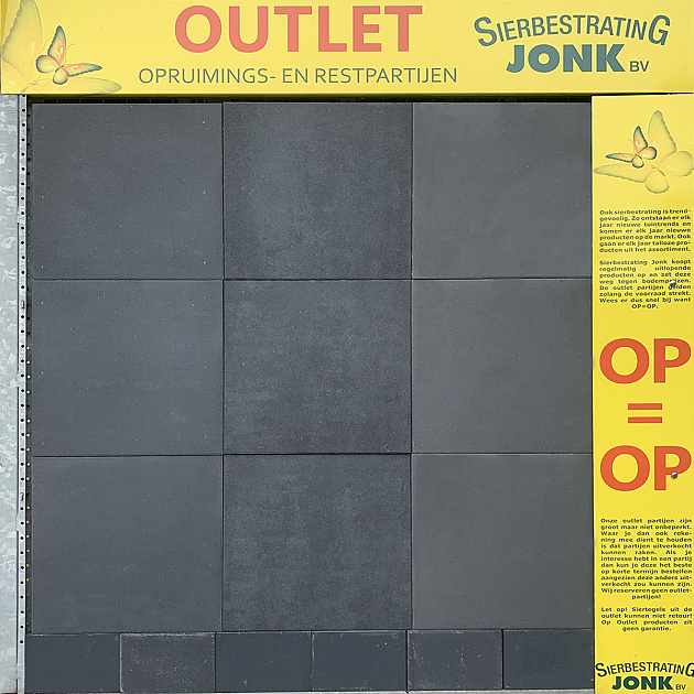 Budget Terrastegel 60x60x4 cm Basaltino