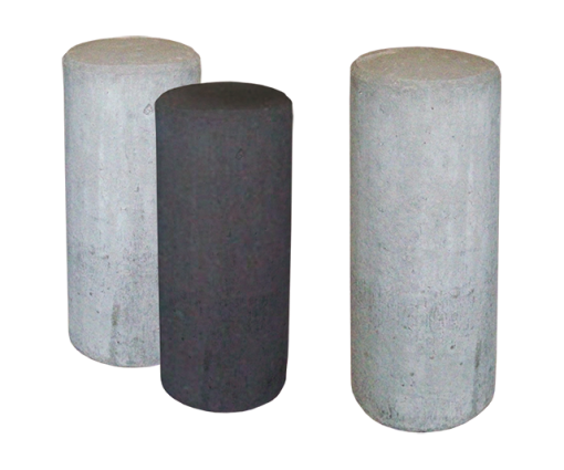 sierpaal rond 30x100 cm zwart