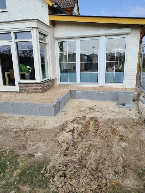 L-Element Vijftig 50x30x50 cm (L x Voet x H) Grijs