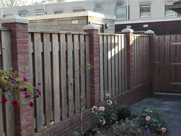 Paalmuts met punt 75x75 cm Grijs