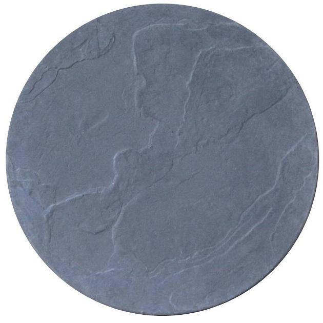 staptegel flagstone rond 44 zwart beton