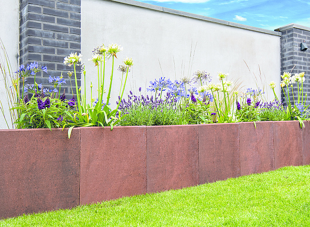 L-Element Zestig 50x40x60 cm (L x Voet x H) Roestbruin