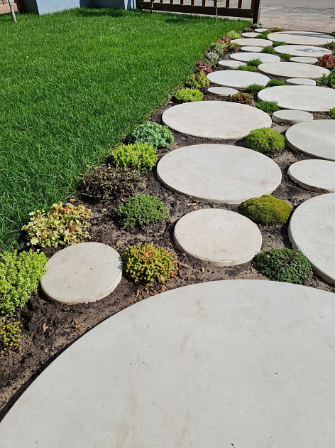 Smoothstone Ronde Staptegel Ø45 cm Grijs