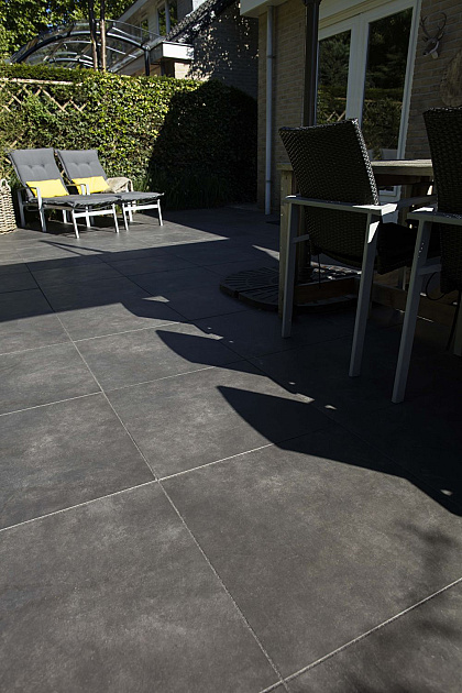 Restpartij Edam: ca. 7,92 m² GeoCeramica® Cendre 60x60x4 cm Feu
