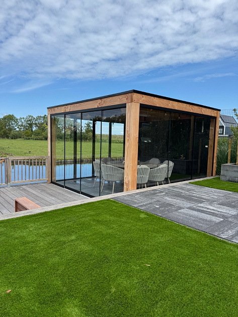 JWOODS Buitenverblijf XL Modern 400x354 cm