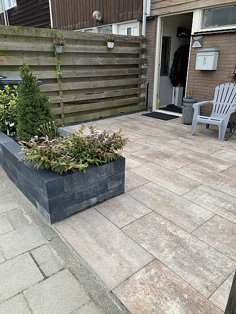 39160 linia palissade 60x15x15 cm strak antraciet nero excellence 108021