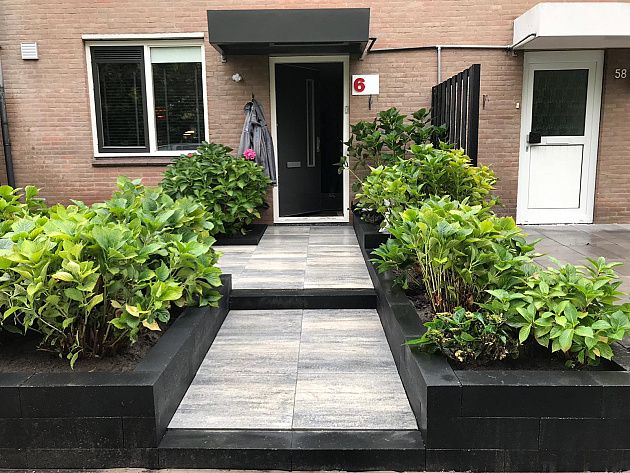 39160 linia palissade 60x15x15 cm strak antraciet nero excellence 90950
