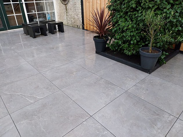 GeoCeramica  75x75x4 cm Tempo Dark Matt