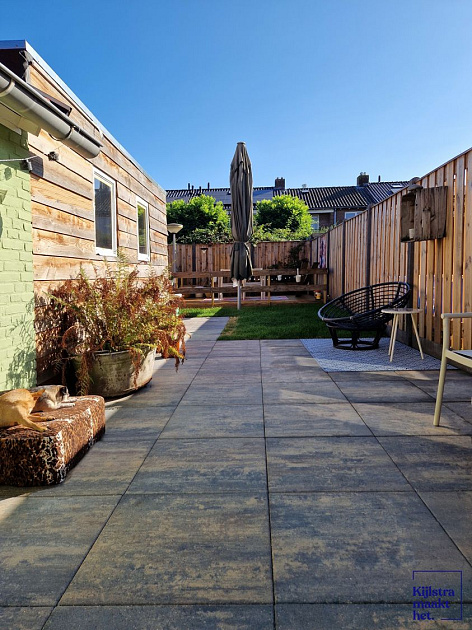 H2O Comfort Square 60x60x4 cm Metallica Corten