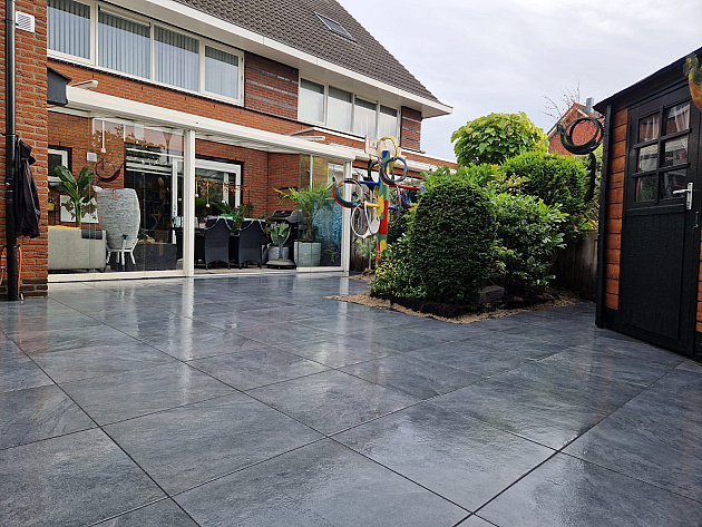 40839 actietegel keramiek op beton 90x90x4 cm slate design antra 255905