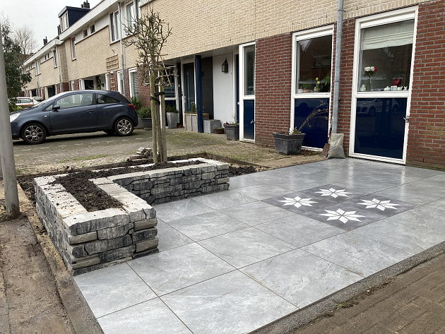 40841 actietegel keramiek op beton 90x90x4 cm slate design grey 214251
