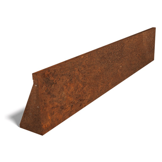 Cortenstaal keerwand recht 200x20x40 cm