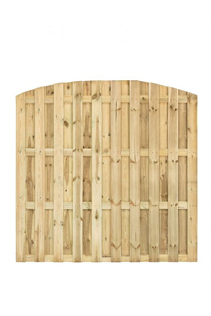 Tuinscherm Aalsmeer fijnbezaagd geïmpregneerd grenen 23-planks, 180x180 cm