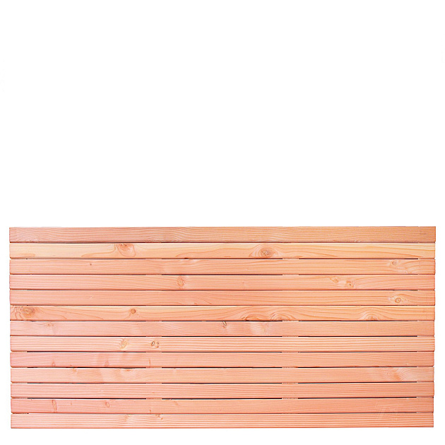 Rhombus scherm Klagenfurt geschaafd onbehandeld Douglashout 17-planks 180x90 cm